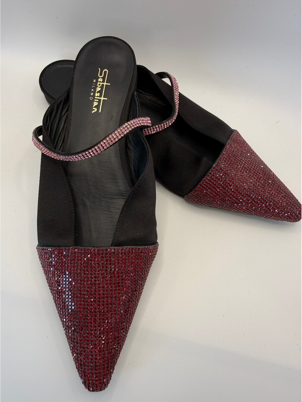 Sebastian Milano Pointed Toe Mules - Women's 38/7.5